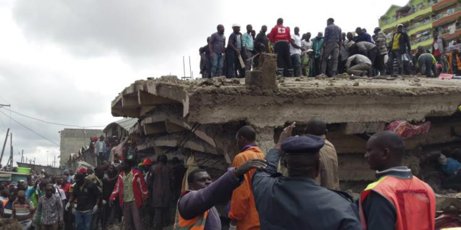 Τουλάχιστον τρεις νεκροί από την κατάρρευση κτιρίου στο Ναϊρόμπι